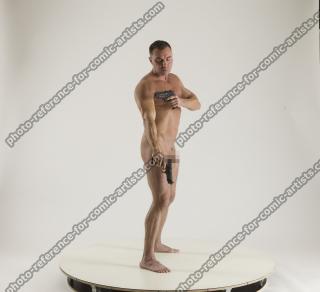 020 01 MICHAEL NAKED MAN DIFFERENT POSES WITH GUNS 2…
